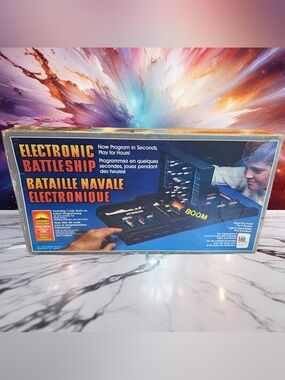 1982 Electronic Battleship Game by Milton Bradley *Complete* Working Great Cond